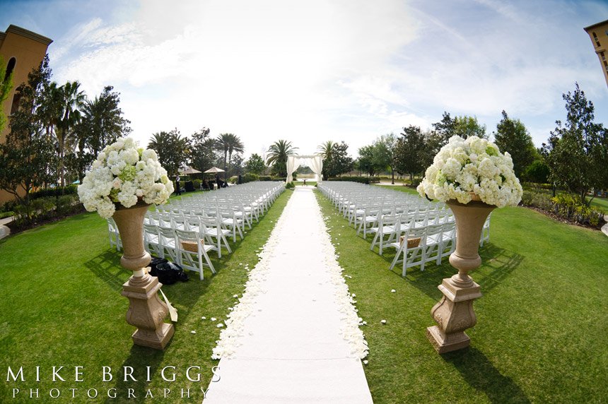 Ritz Carlton Orlando Wedding Ceremony