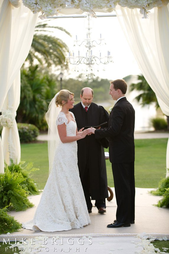 Ritz Carlton Orlando Wedding Ceremony