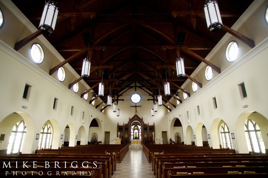 Corpus Christi Catholic Church wedding photography