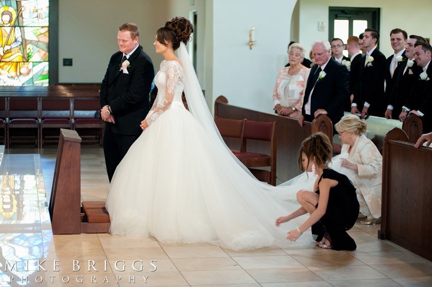 Corpus Christi Catholic Church wedding photography