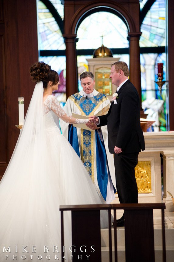 Corpus Christi Catholic Church wedding photography