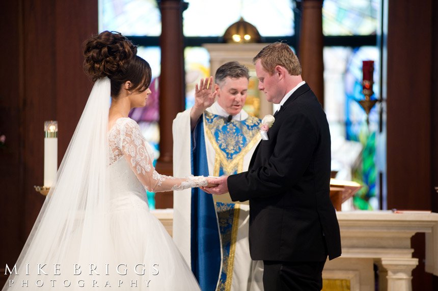 Corpus Christi Catholic Church wedding photographer