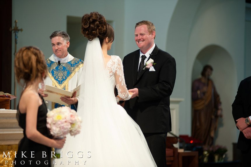 Corpus Christi Catholic Church wedding photographer