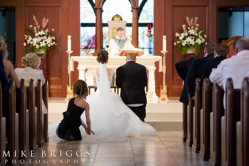 Corpus Christi Catholic Church wedding photographer