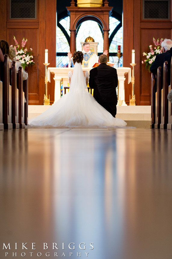 Corpus Christi Catholic Church wedding photographer