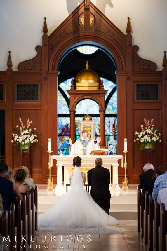 Corpus Christi Catholic Church wedding photographer