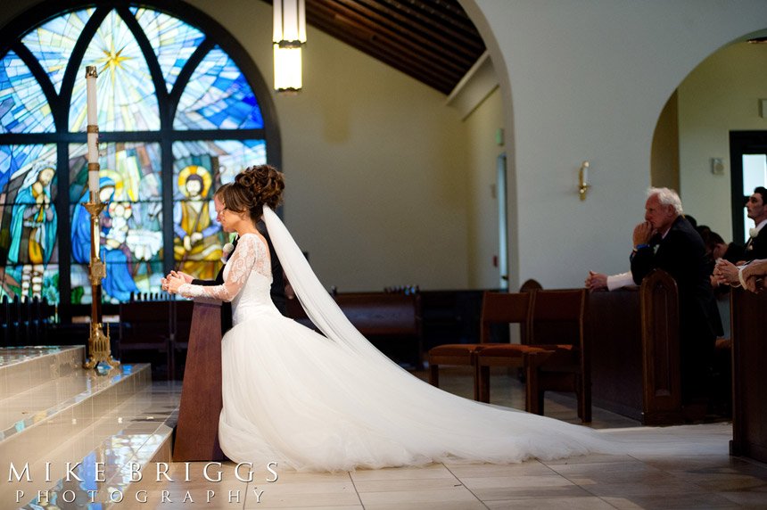 Corpus Christi Catholic Church wedding photographer