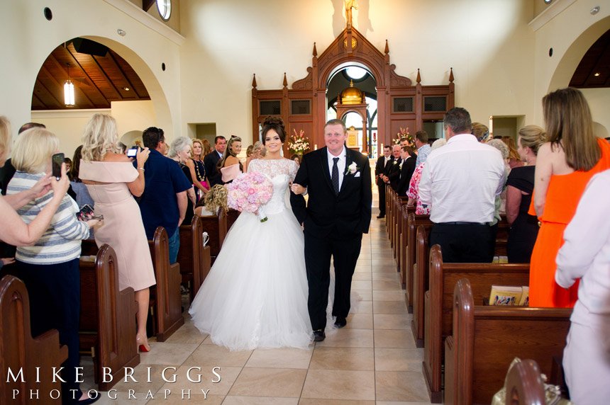 Corpus Christi Catholic Church wedding photographer